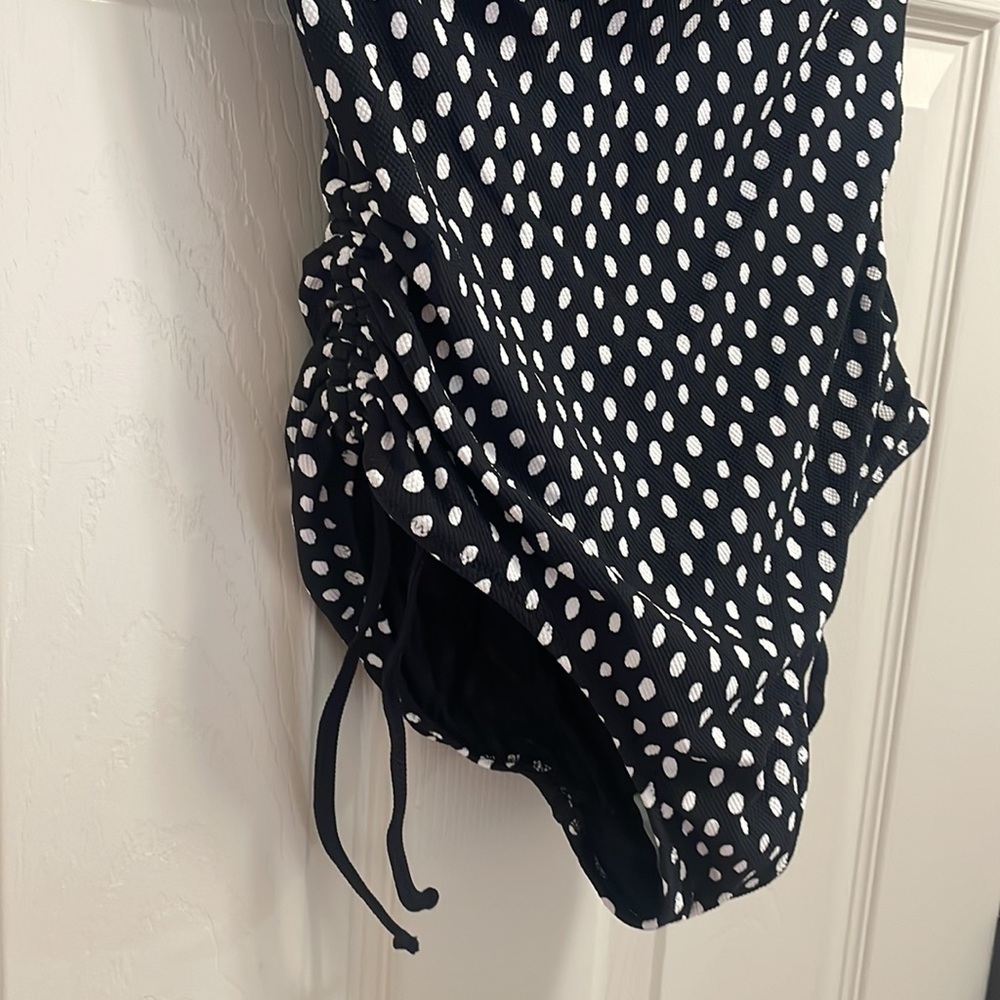 Fantasie SwimWomen's Santa Monica Shaping Underwire One-Piece Polka Dots Sz 42DD - Picture 5 of 9